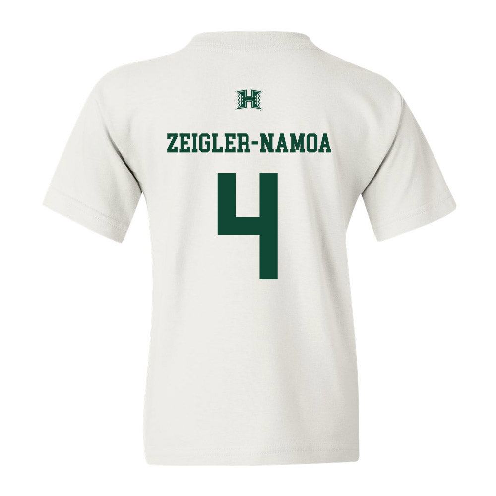 Hawaii - NCAA Baseball : Ben Zeigler-Namoa - Youth T-Shirt Sports Shersey