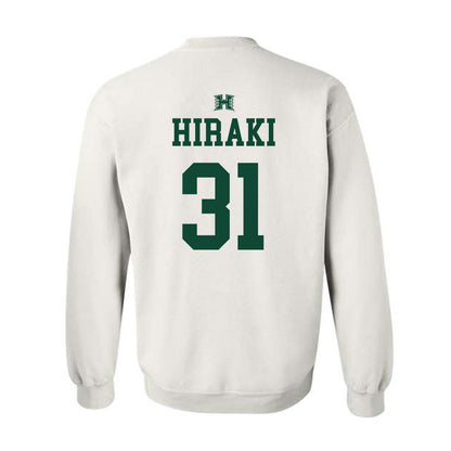 Hawaii - NCAA Baseball : Blake Hiraki - Crewneck Sweatshirt Sports Shersey