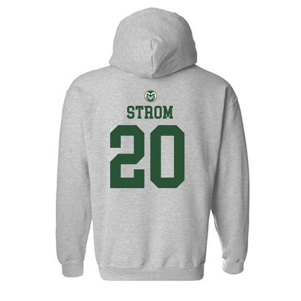 Colorado State - NCAA Women's Basketball : Sanna Strom - Hooded Sweatshirt Sports Shersey