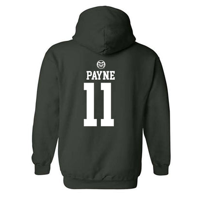 Colorado State - NCAA Men's Basketball : Jack Payne - Hooded Sweatshirt Sports Shersey