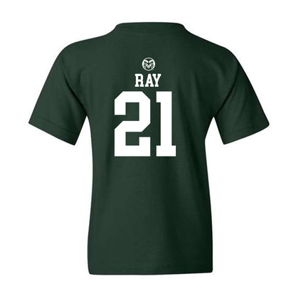 Colorado State - NCAA Women's Basketball : Taylor Ray - Youth T-Shirt Sports Shersey
