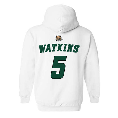 Ohio - NCAA Women's Basketball : Kennedi Watkins - Hooded Sweatshirt Sports Shersey