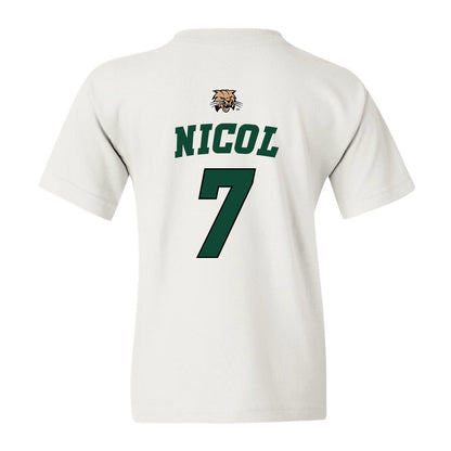 Ohio - NCAA Men's Basketball : Ben Nicol - Youth T-Shirt Sports Shersey