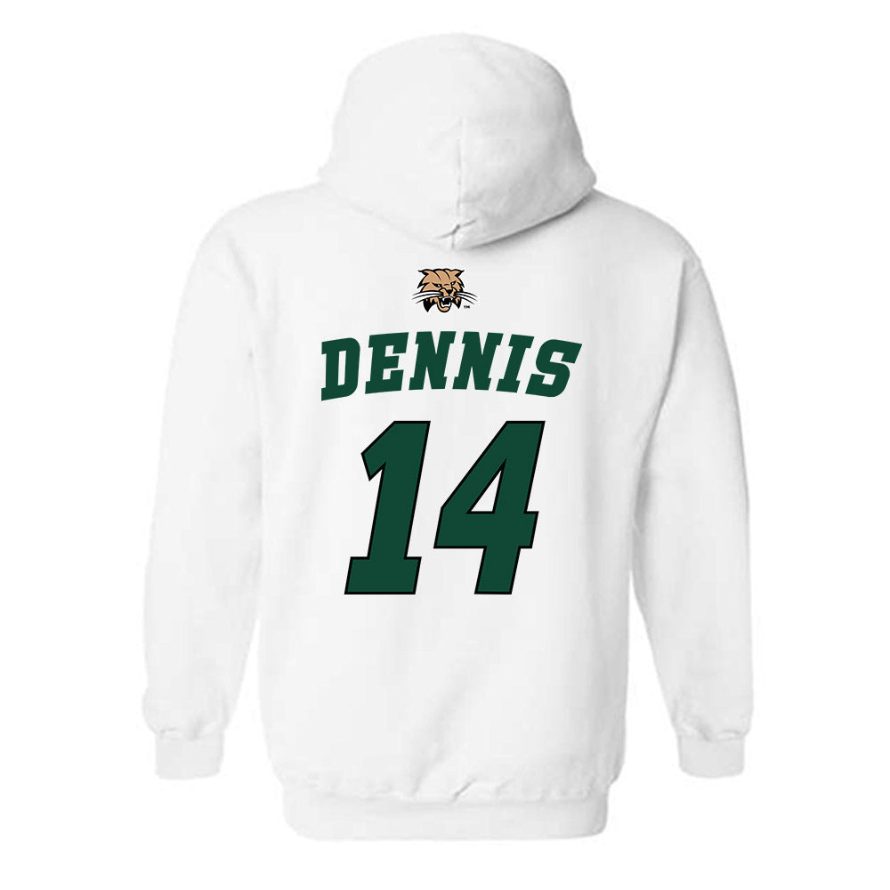 Ohio - NCAA Women's Basketball : Kate Dennis - Hooded Sweatshirt Sports Shersey