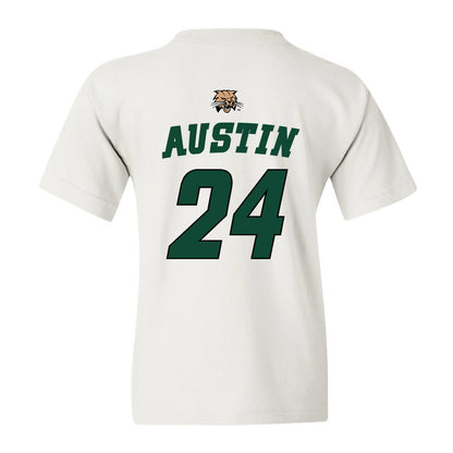 Ohio - NCAA Women's Basketball : Aja Austin - Youth T-Shirt Sports Shersey