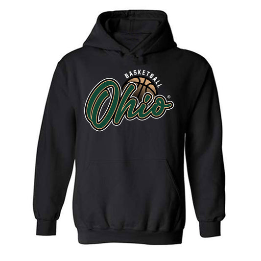 Ohio - NCAA Men's Basketball : Miles Brown - Hooded Sweatshirt Sports Shersey