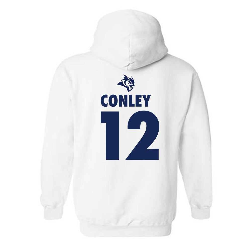 Rice - NCAA Women's Basketball : Layla Conley - Hooded Sweatshirt Sports Shersey