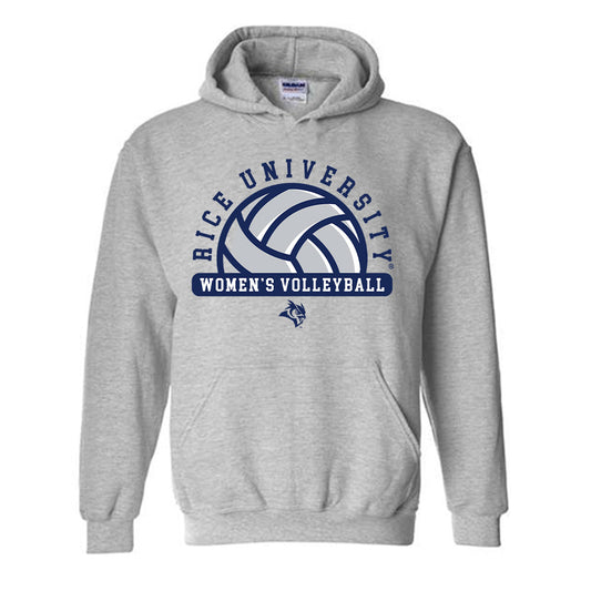 Rice - NCAA Women's Volleyball : Danyle Courtley Hooded Sweatshirt
