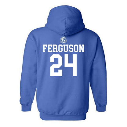 Drake - NCAA Men's Basketball : Nate Ferguson - Hooded Sweatshirt Sports Shersey