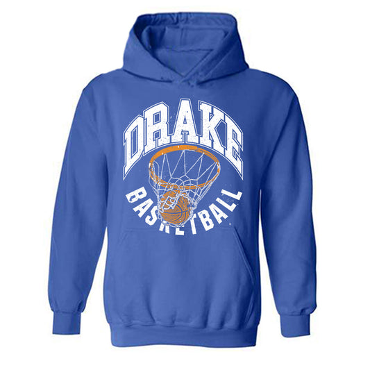 Drake - NCAA Women's Basketball : Anna Miller - Hooded Sweatshirt Sports Shersey