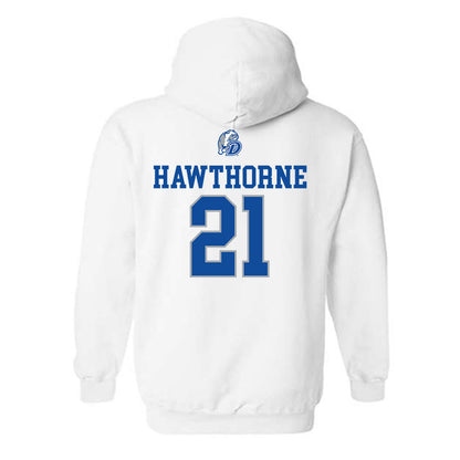 Drake - NCAA Women's Basketball : Ava Hawthorne - Hooded Sweatshirt Sports Shersey