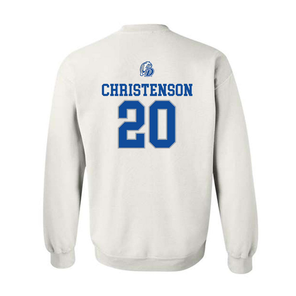 Drake - NCAA Women's Basketball : Emily Christenson - Crewneck Sweatshirt Sports Shersey