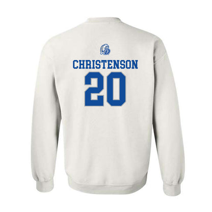 Drake - NCAA Women's Basketball : Emily Christenson - Crewneck Sweatshirt Sports Shersey