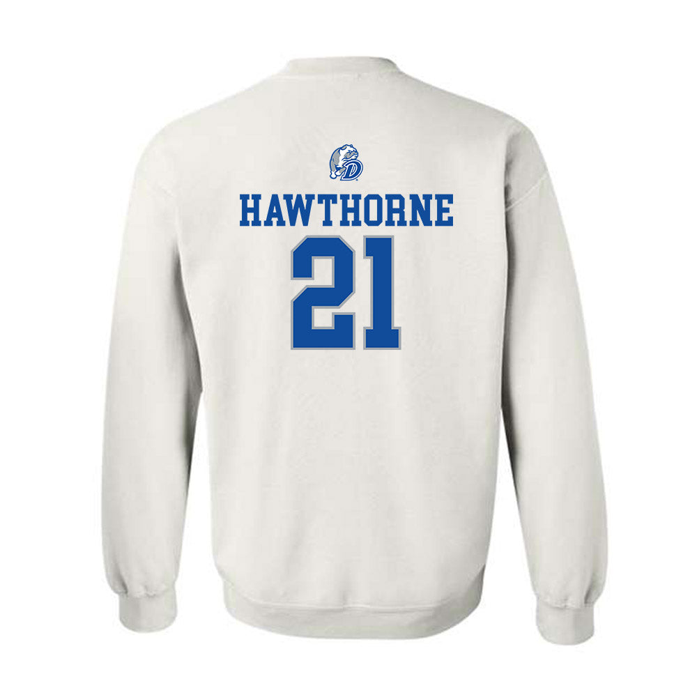 Drake - NCAA Women's Basketball : Ava Hawthorne - Crewneck Sweatshirt Sports Shersey