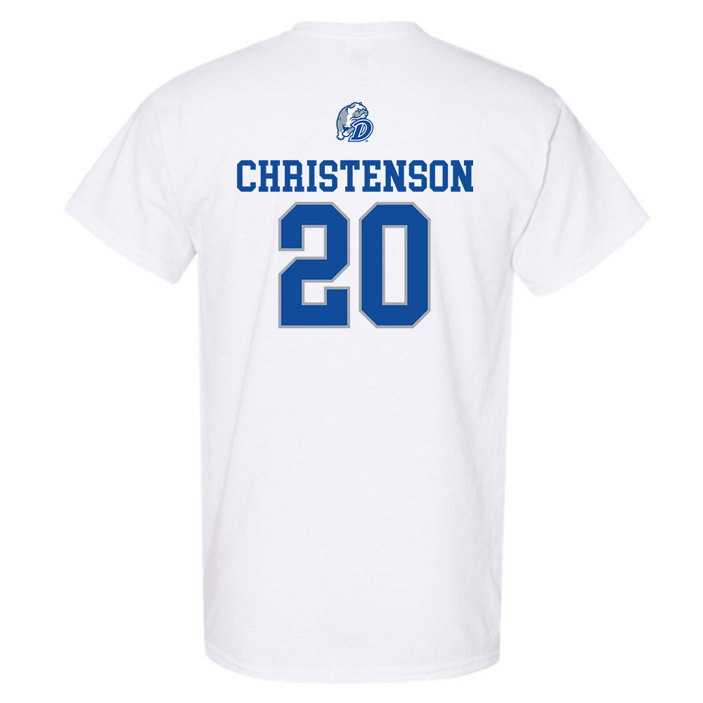 Drake - NCAA Women's Basketball : Emily Christenson - T-Shirt Sports Shersey