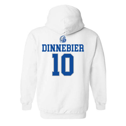 Drake - NCAA Women's Basketball : Katie Dinnebier - Hooded Sweatshirt Sports Shersey