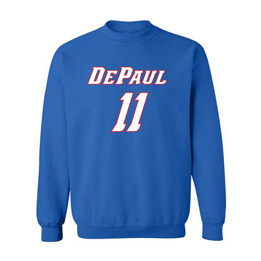 Depaul - NCAA Women's Soccer : Lea Eisenring - Crewneck Sweatshirt Replica Shersey