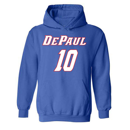 DePaul - NCAA Women's Basketball : Haley Walker - Hooded Sweatshirt Classic Shersey