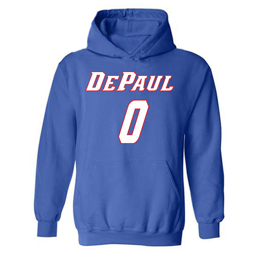 Depaul - NCAA Women's Soccer : Olivia Medina - Hooded Sweatshirt Replica Shersey
