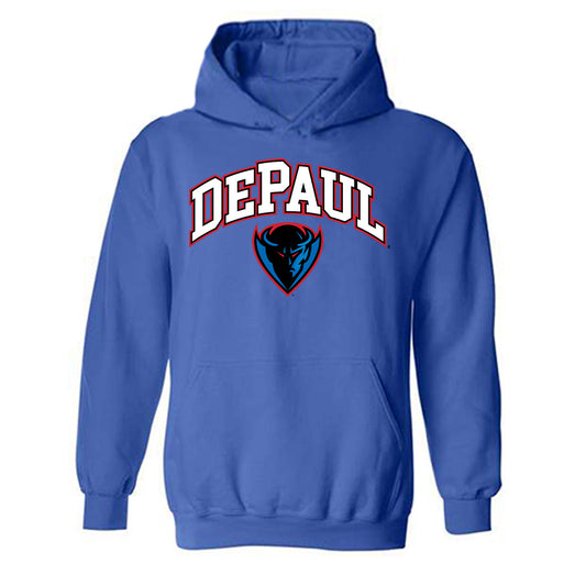 Depaul - NCAA Women's Soccer : Jen Devona - Hooded Sweatshirt Classic Shersey