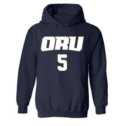 Oral Roberts - NCAA Women's Basketball : Sephora Kayolo - Hooded Sweatshirt Classic Shersey