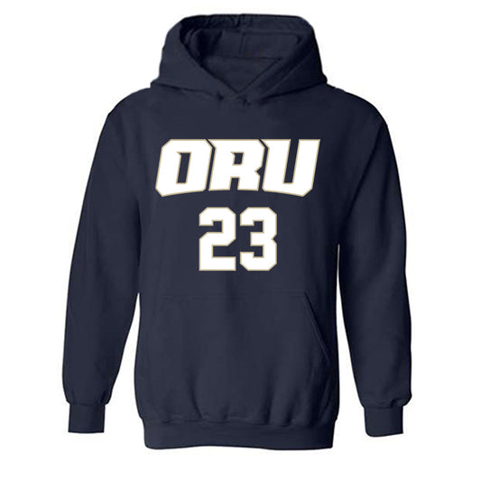 Oral Roberts - NCAA Women's Basketball : Emily Robinson - Hooded Sweatshirt Classic Shersey