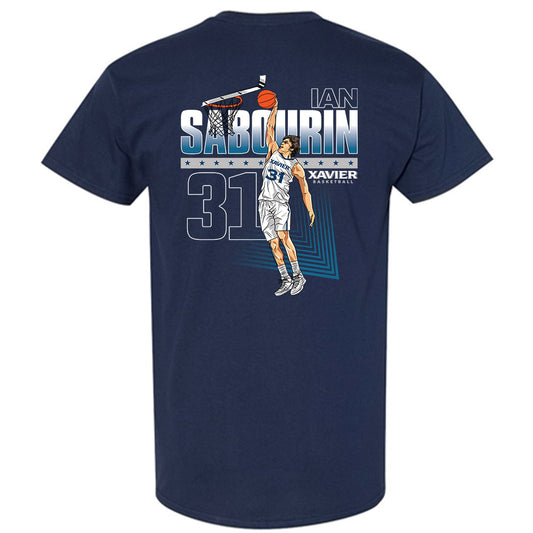 Xavier - NCAA Men's Basketball : Ian Sabourin T-Shirt