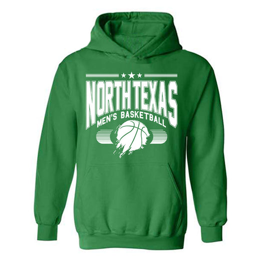 North Texas - NCAA Men's Basketball : Chris Morgan - Hooded Sweatshirt Sports Shersey