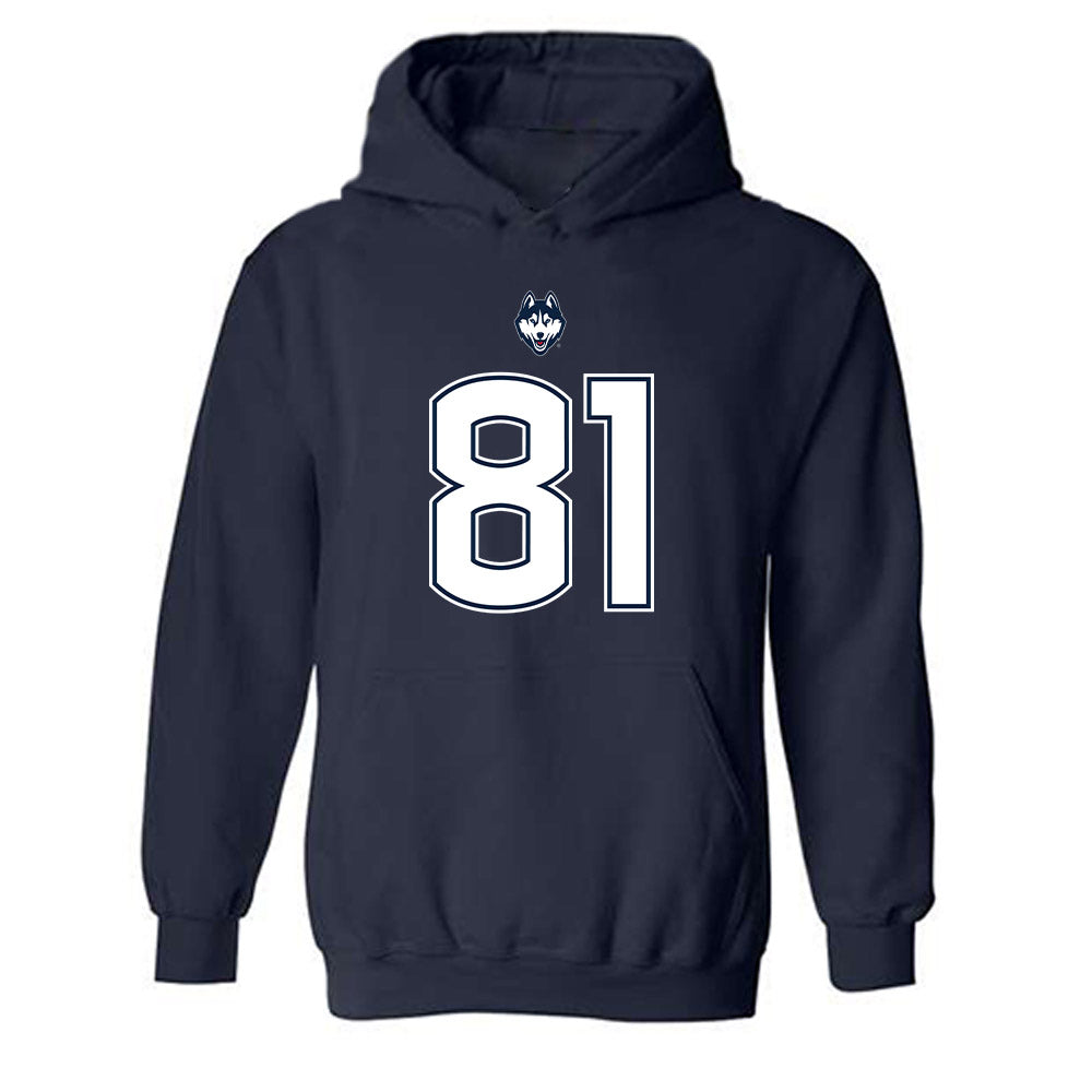 UCONN - NCAA Football : Louis Hansen - Hooded Sweatshirt