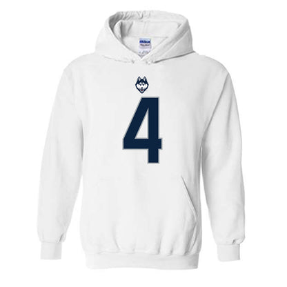 UConn - NCAA Football : Stanley Cross Shersey Hooded Sweatshirt