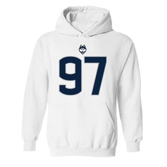 UCONN - NCAA Football : Jelani Stafford - Shersey Hooded Sweatshirt