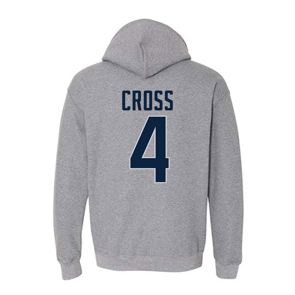 UConn - NCAA Football : Stanley Cross Hooded Sweatshirt