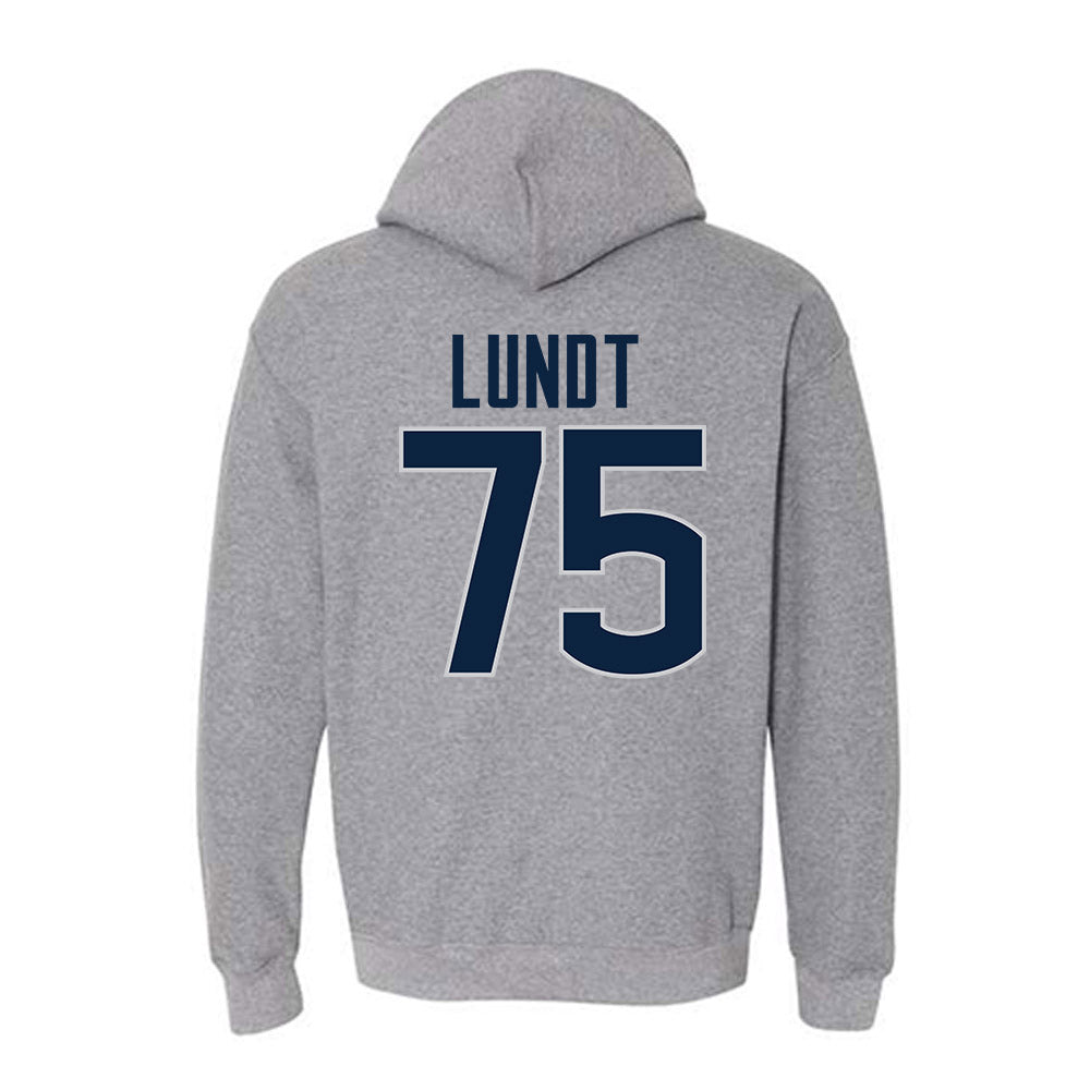 UConn - NCAA Football : Chase Lundt Hooded Sweatshirt