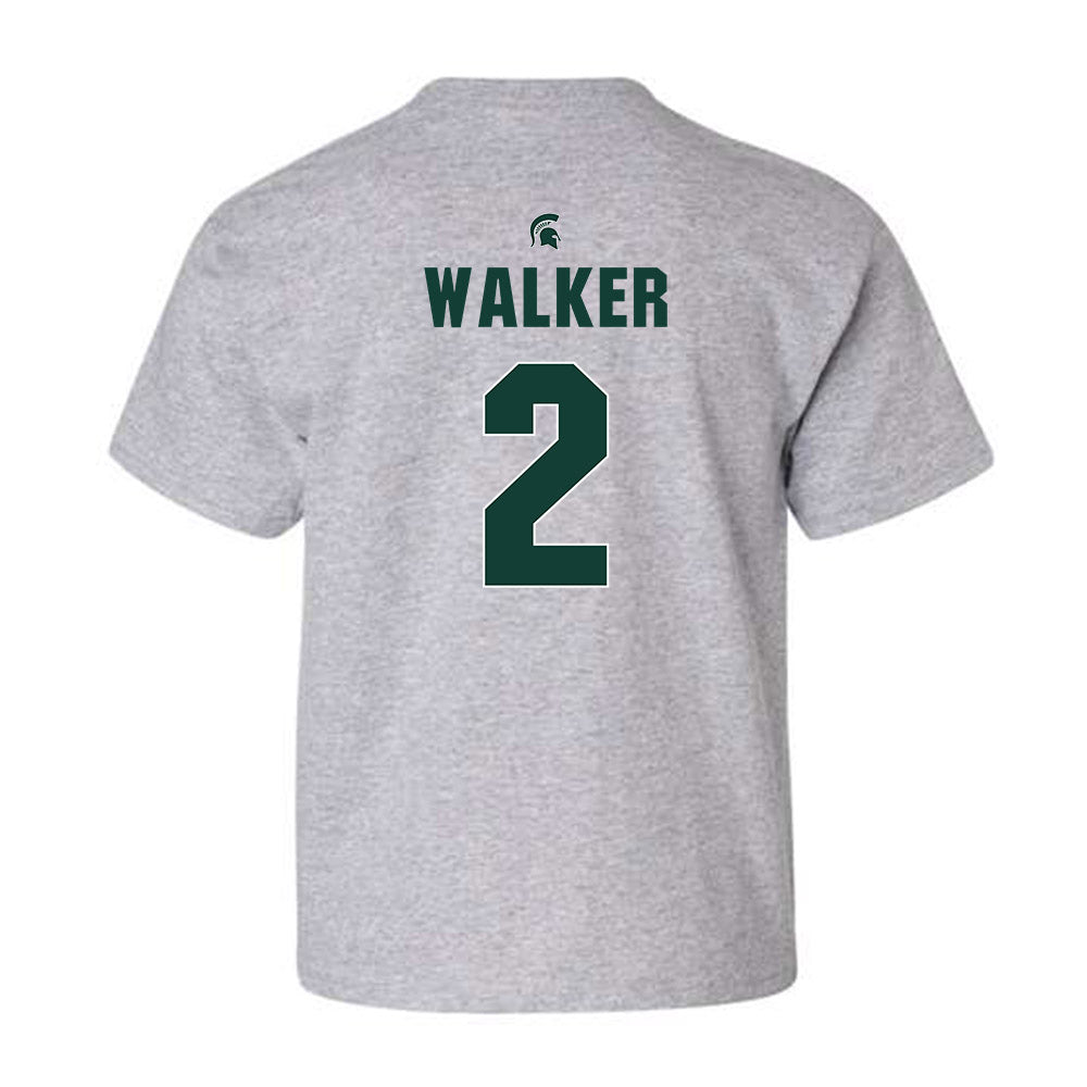 Michigan State - NCAA Men's Basketball : Tyson Walker - Youth T-Shirt Classic Shersey