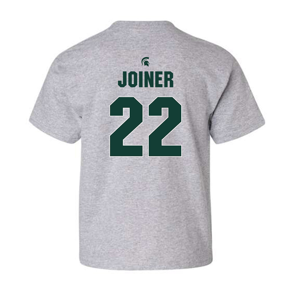 Michigan State - NCAA Women's Basketball : Moira Joiner - Youth T-Shirt Classic Shersey