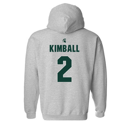 Michigan State - NCAA Women's Basketball : Abbey Kimball - Hooded Sweatshirt Classic Shersey