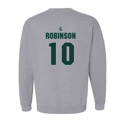 Michigan State - NCAA Women's Basketball : Bree Robinson - Crewneck Sweatshirt Classic Shersey