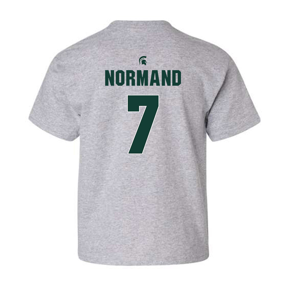 Michigan State - NCAA Men's Basketball : Gehrig Normand - Youth T-Shirt Classic Shersey