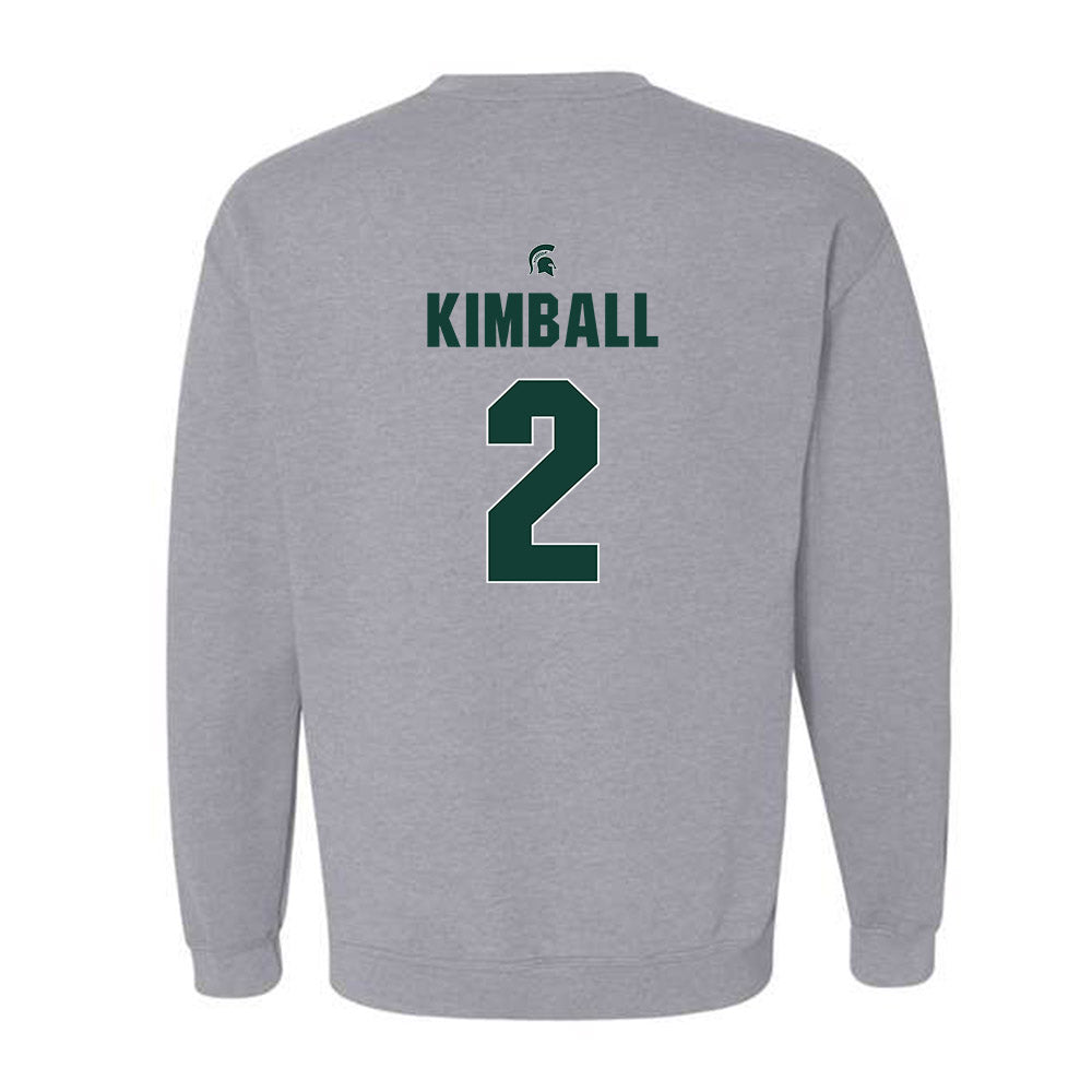 Michigan State - NCAA Women's Basketball : Abbey Kimball - Crewneck Sweatshirt Classic Shersey