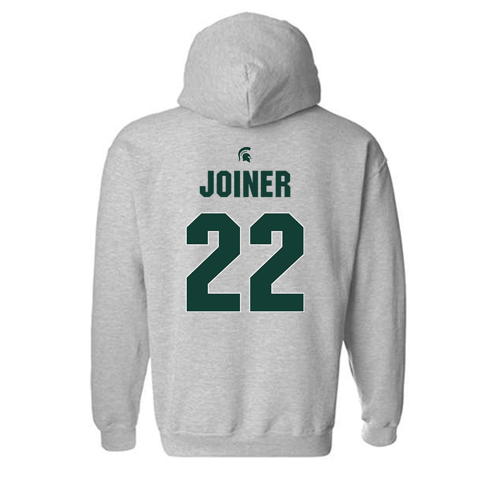 Michigan State - NCAA Women's Basketball : Moira Joiner - Hooded Sweatshirt Classic Shersey