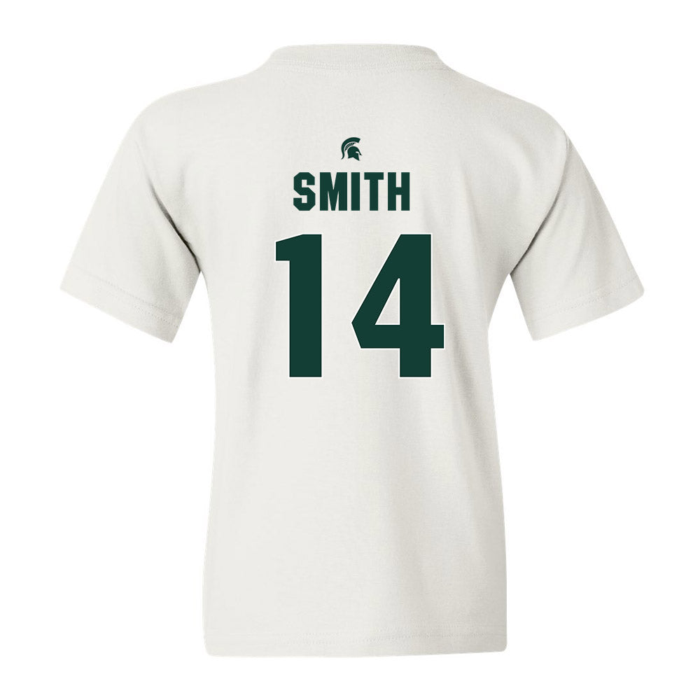 Michigan State - NCAA Men's Basketball : Davis Smith - Youth T-Shirt Classic Shersey