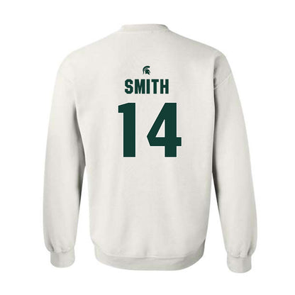 Michigan State - NCAA Men's Basketball : Davis Smith - Crewneck Sweatshirt Classic Shersey