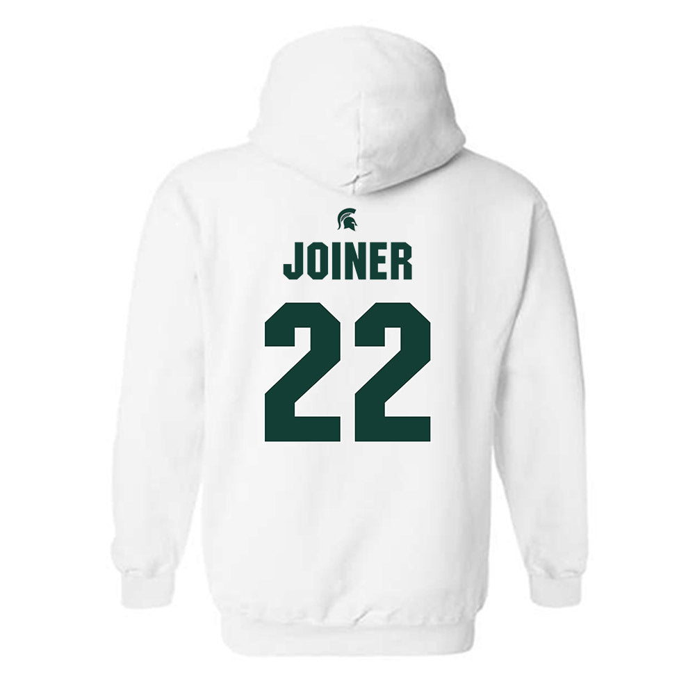 Michigan State - NCAA Women's Basketball : Moira Joiner - Hooded Sweatshirt Classic Shersey