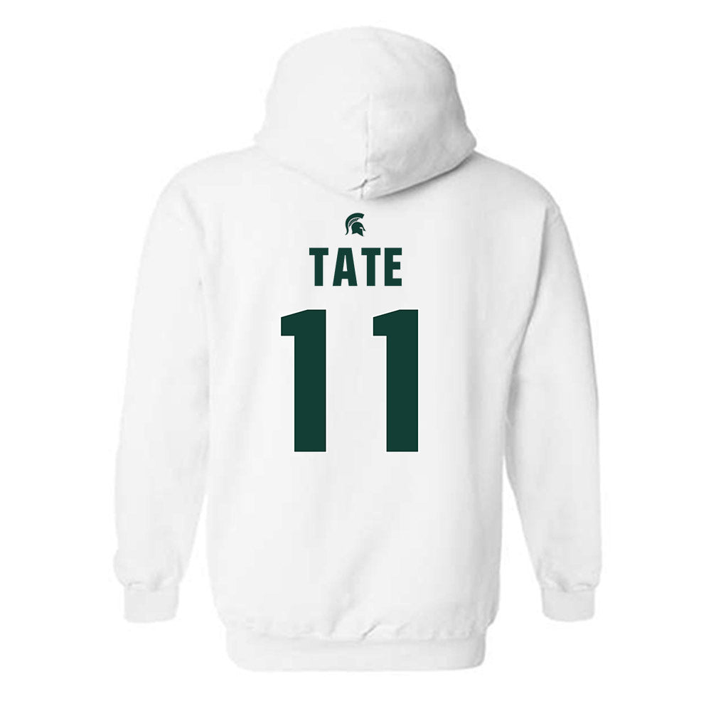 Michigan State - NCAA Women's Basketball : Jocelyn Tate - Hooded Sweatshirt Classic Shersey