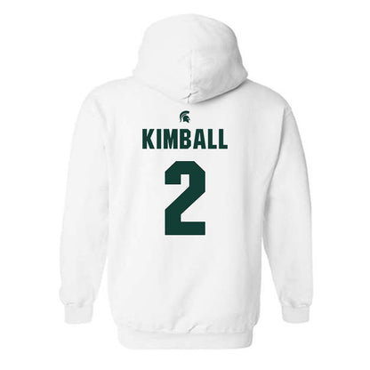 Michigan State - NCAA Women's Basketball : Abbey Kimball - Hooded Sweatshirt Classic Shersey