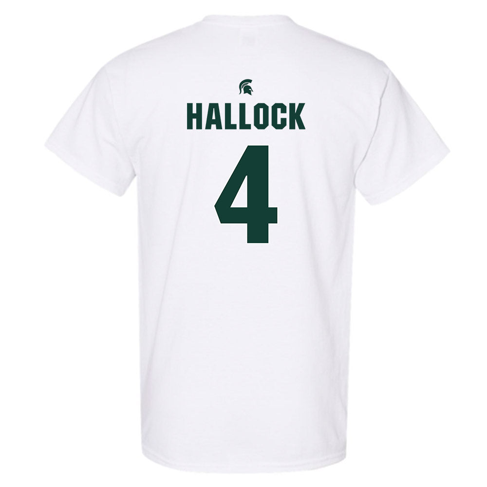 Michigan State - NCAA Women's Basketball : Theryn Hallock - T-Shirt Classic Shersey