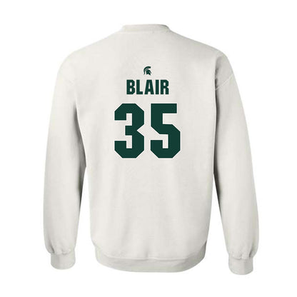 Michigan State - NCAA Women's Basketball : Kennedy Blair - Crewneck Sweatshirt Classic Shersey