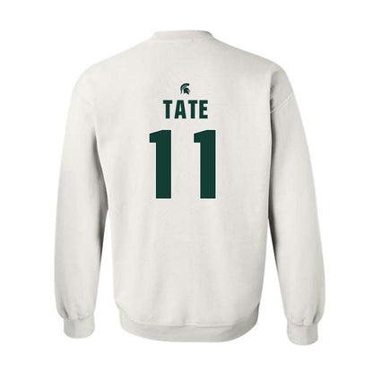 Michigan State - NCAA Women's Basketball : Jocelyn Tate - Crewneck Sweatshirt Classic Shersey