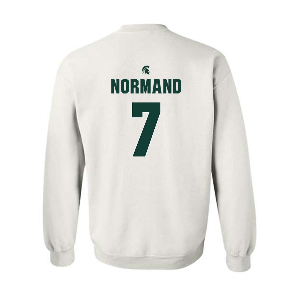 Michigan State - NCAA Men's Basketball : Gehrig Normand - Crewneck Sweatshirt Classic Shersey