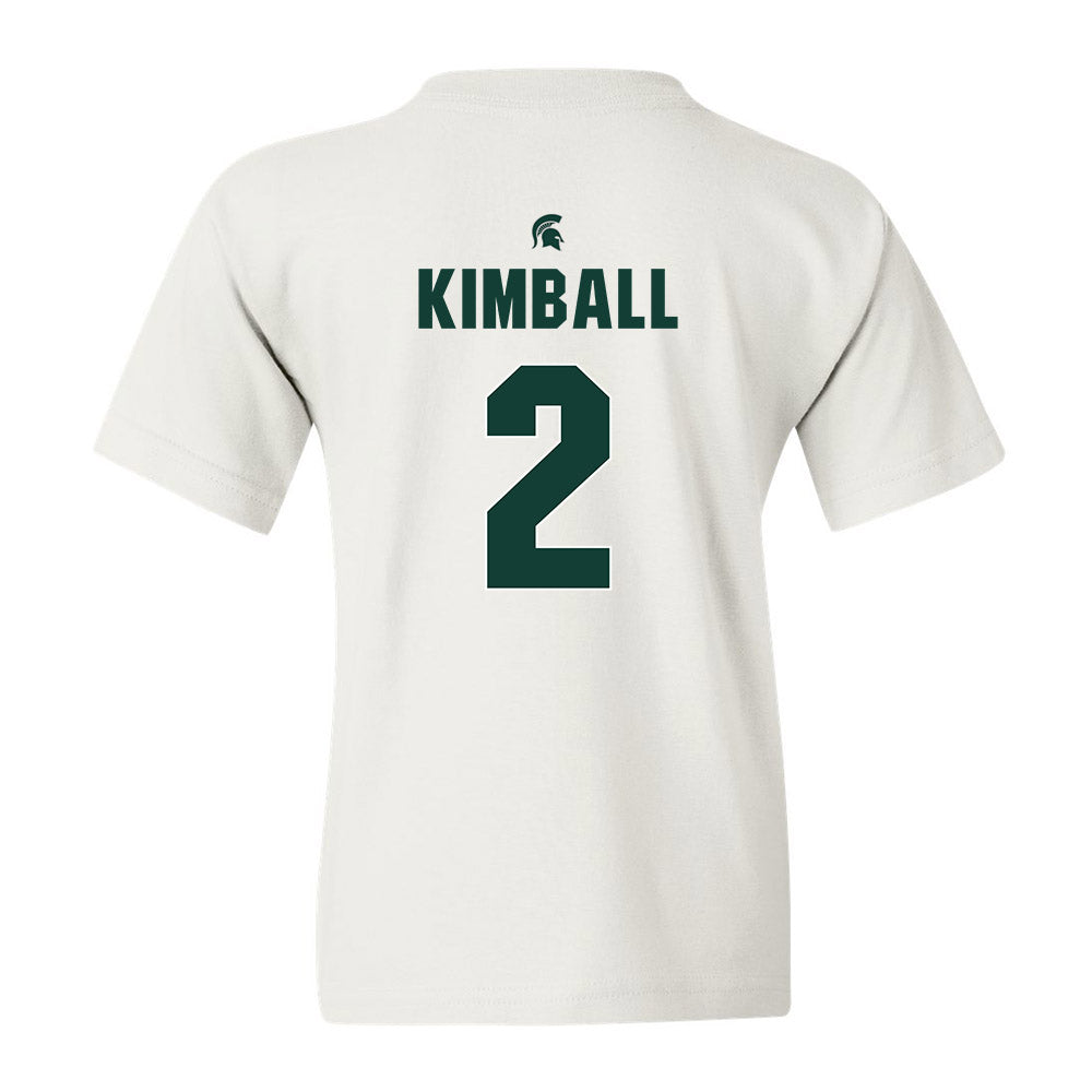 Michigan State - NCAA Women's Basketball : Abbey Kimball - Youth T-Shirt Classic Shersey